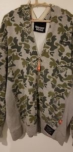 Camo/gray hoodie